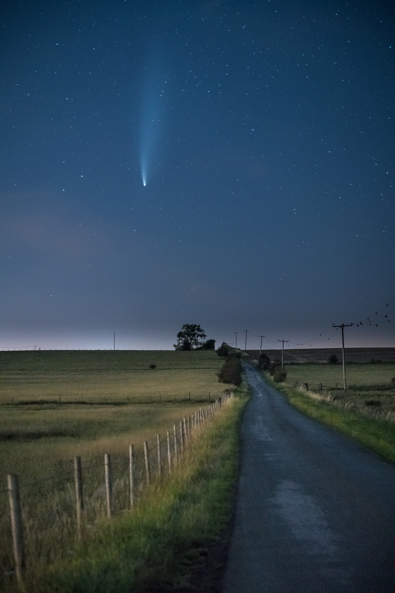 Comet Neowise as seen from the Harty Road. Phil sheppeywildlife