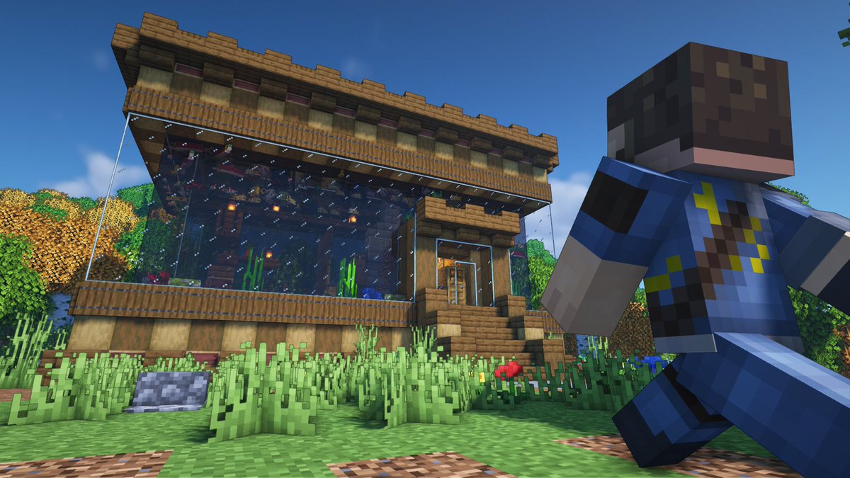 Mythical Sausage Twitterissä: "New Tutorial Is Out On The Channel!!! Let's Build An Aquarium House!!! Watch Here: Https://T.co/Mpkamy4Ssf #Minecraft Https://T.co/Gqkulyixy9" / Twitter