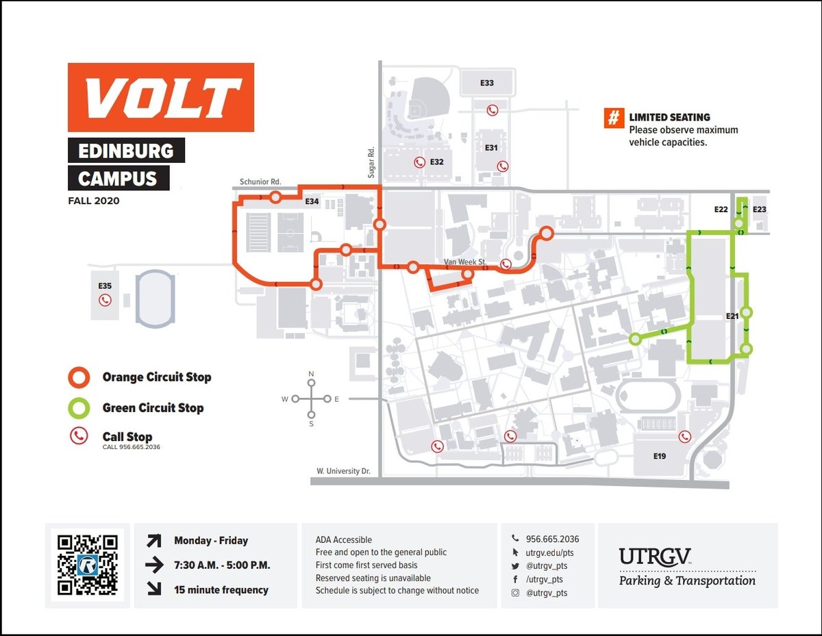 Utrgv Edinburg Map
