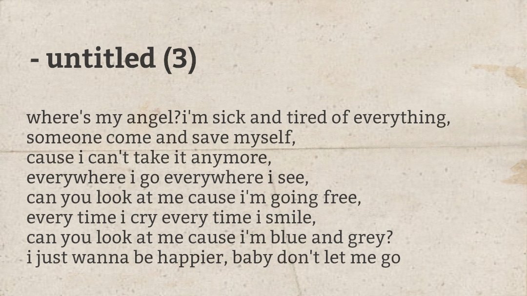 Lirik Lagu Bts Sick