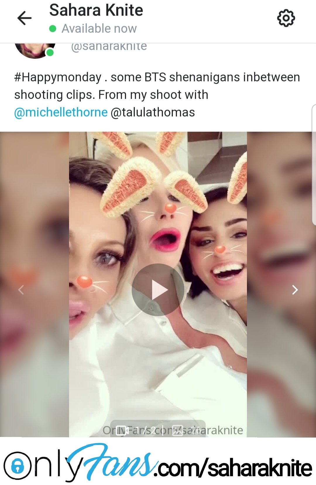 TW Pornstars - Sahara Knite . Twitter. #MondayFunday Some BTS pics