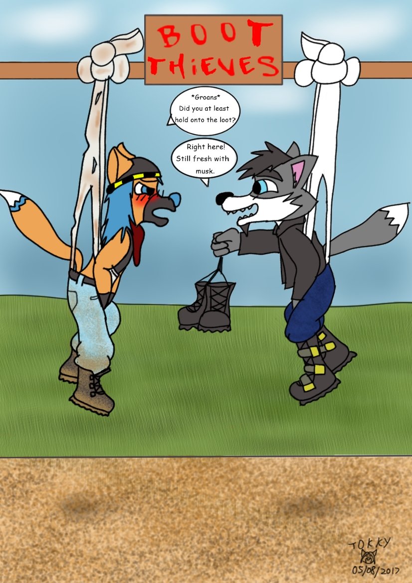 Hanging Wedgie Drawing