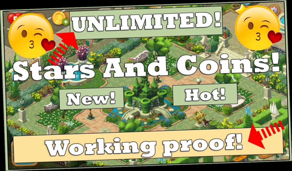 gardenscapes cheats real / Twitter