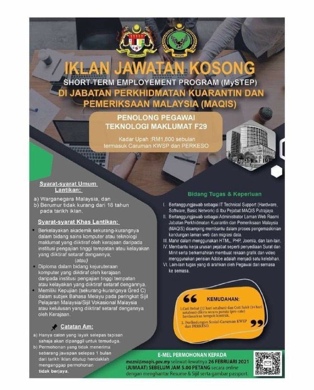 Penolong Pegawai Teknologi Maklumat Pengalaman Interview Spa Penolong