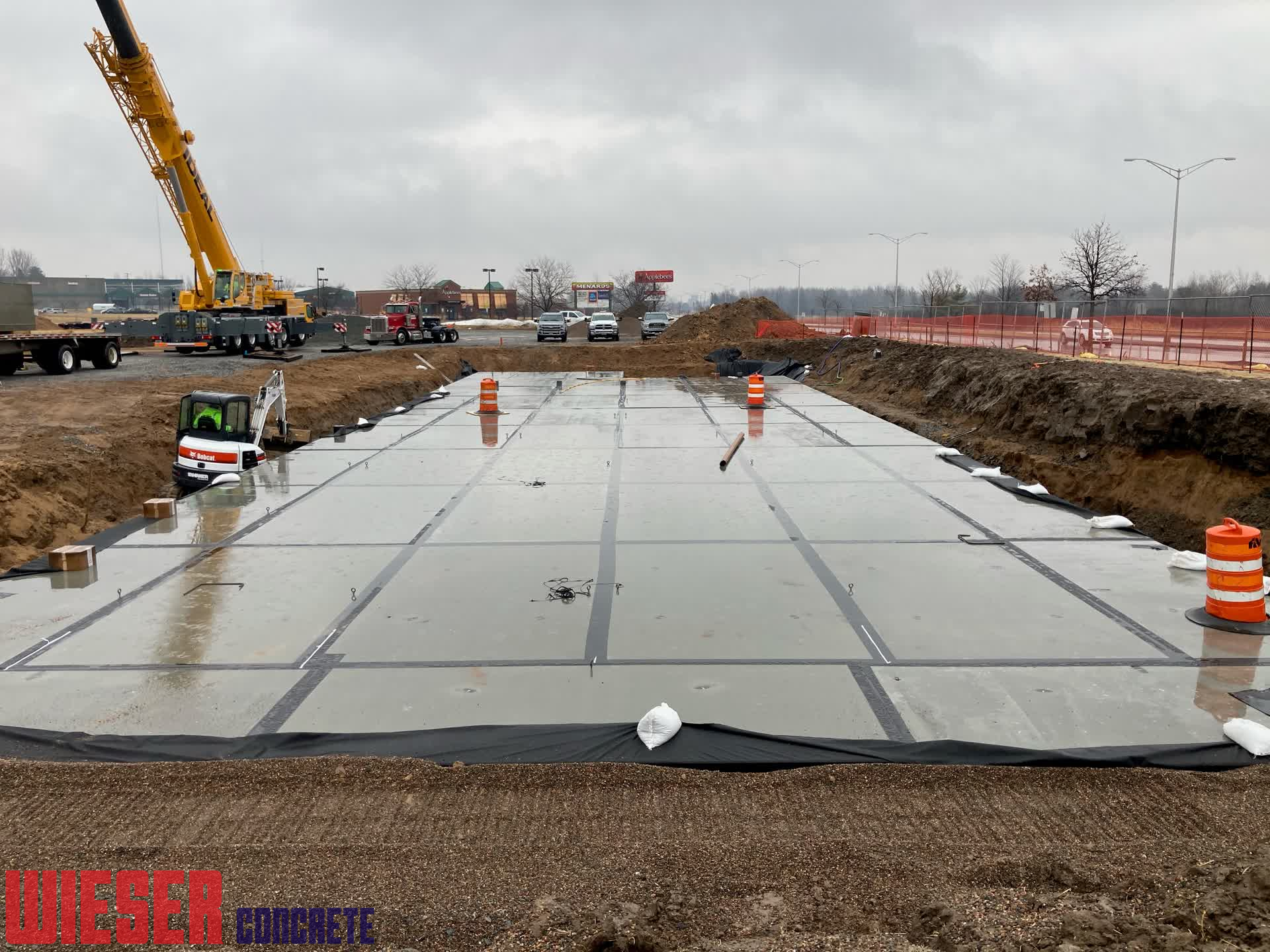 Wieser Concrete on Twitter "Rain or shine! This newly installed