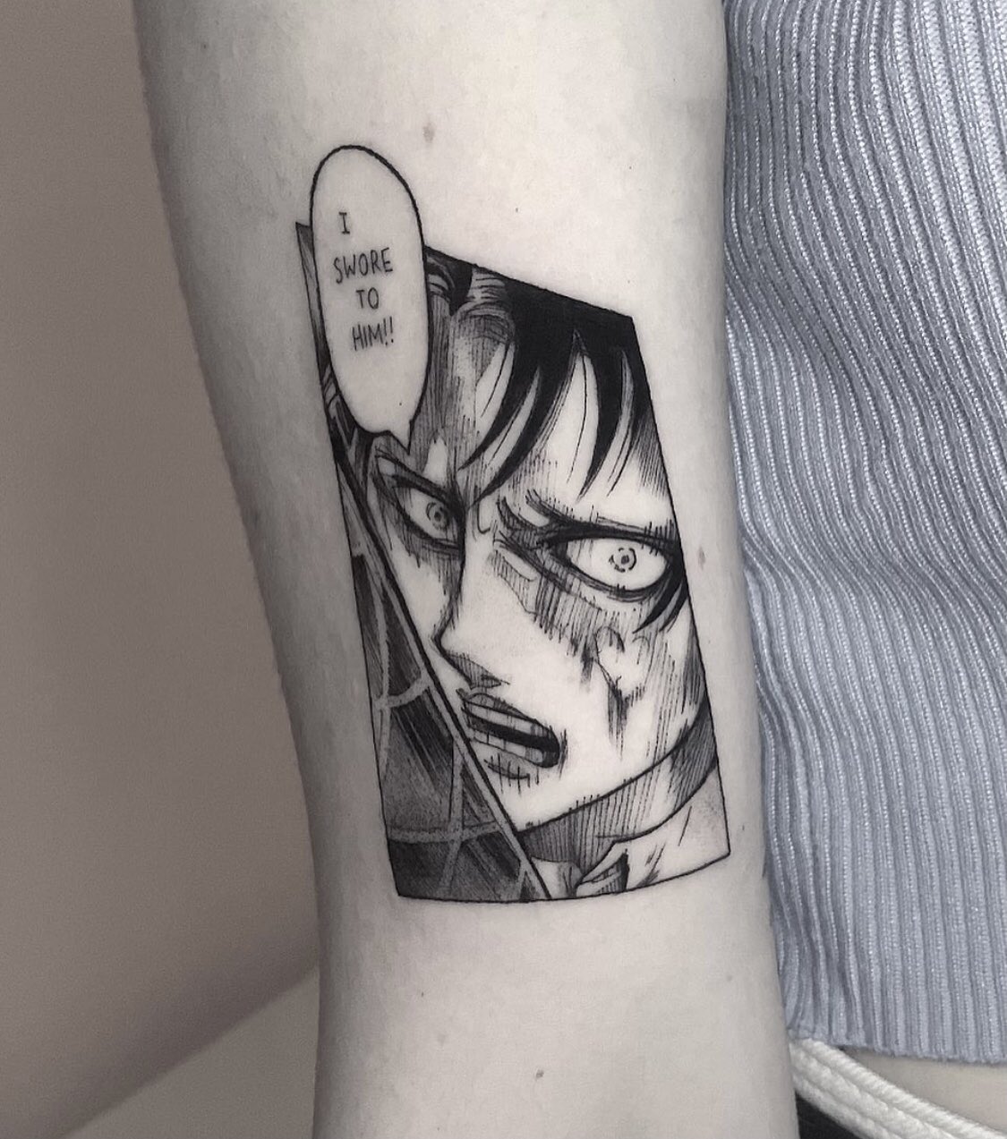 V On Twitter: "My New Tattoo 🌝 #Attackontitan #Shingekinokyojin #Leviackerman #Tattoo #Eruri Https://T.co/Xak73Jyktg" / Twitter 1273_x_1125_jpg
