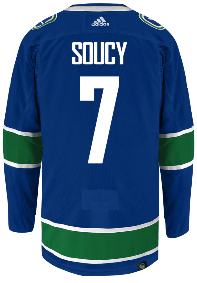 NHL Jersey Numbers on Twitter "D Carson Soucy will wear jersey number 7 for the Vancouver