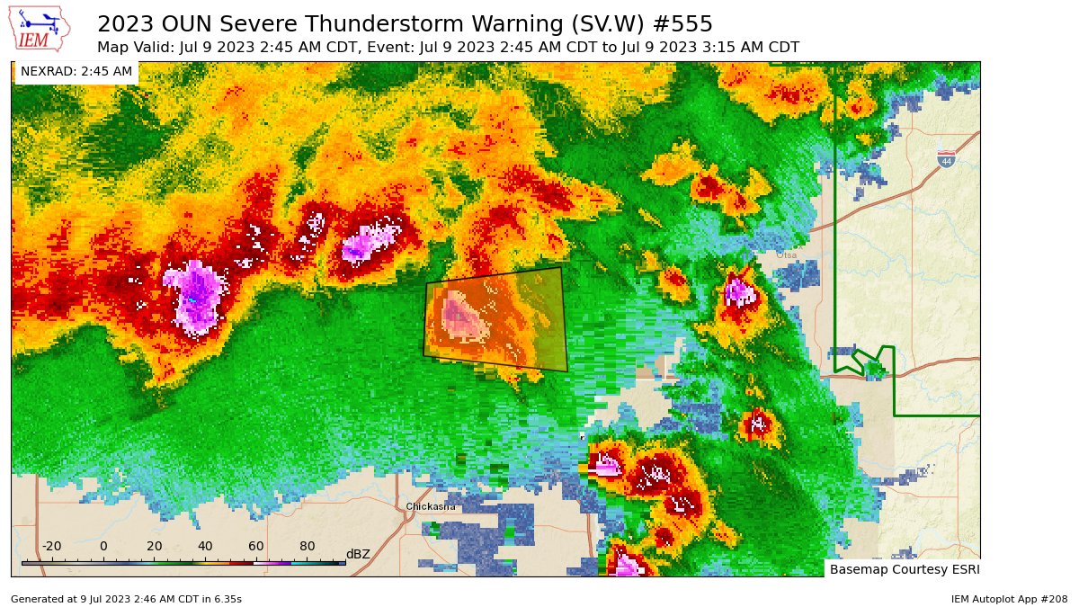 K5SQL.wx on Twitter "OUN issues Severe Thunderstorm Warning [damage