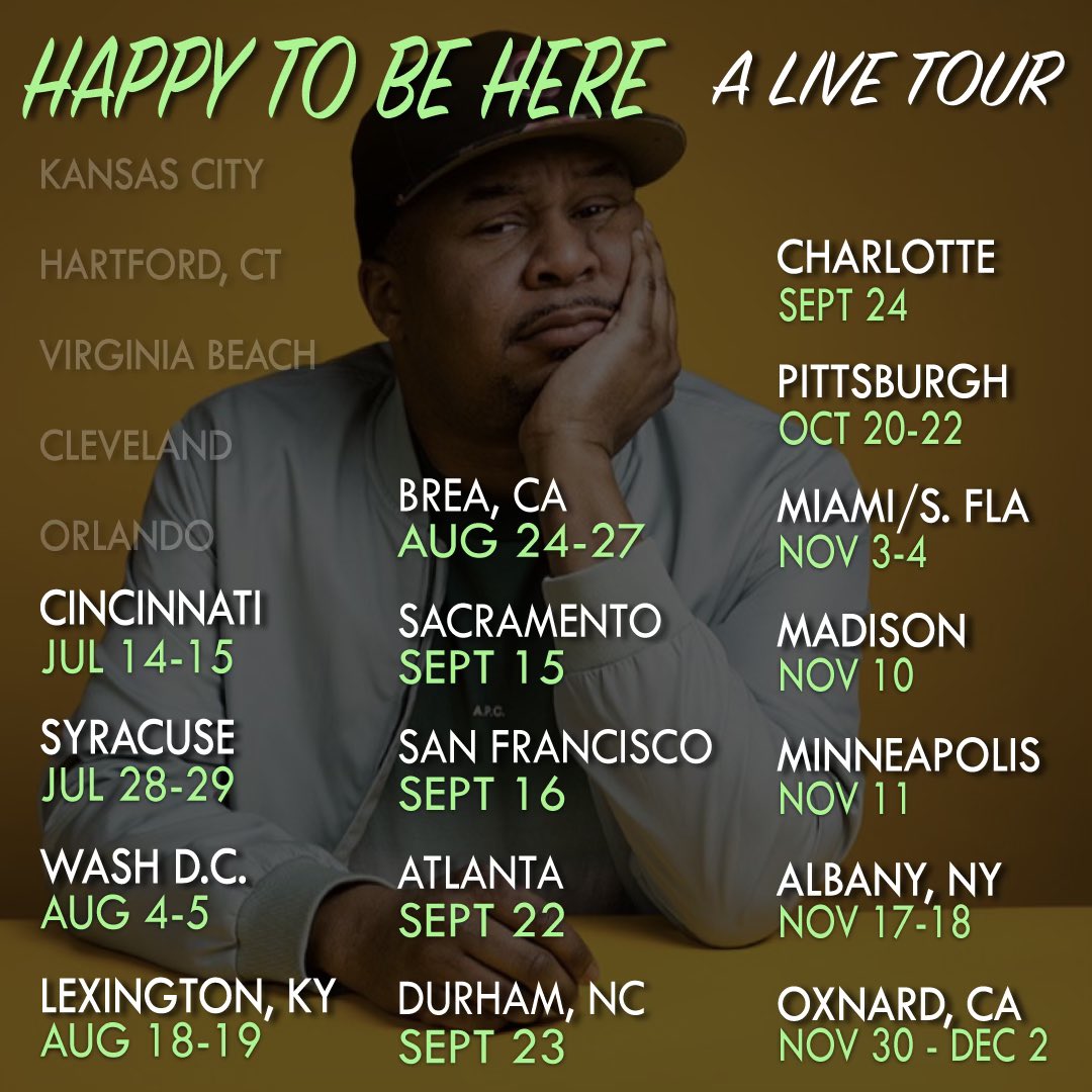 Roy Wood Jr aka Snack Turner on Twitter "Just added a city to the tour