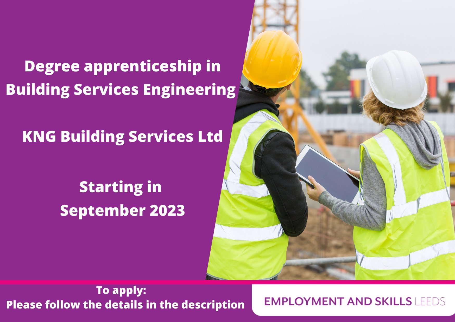 Employment and Skills Leeds on Twitter "📣 KNGBuildServ are recruiting