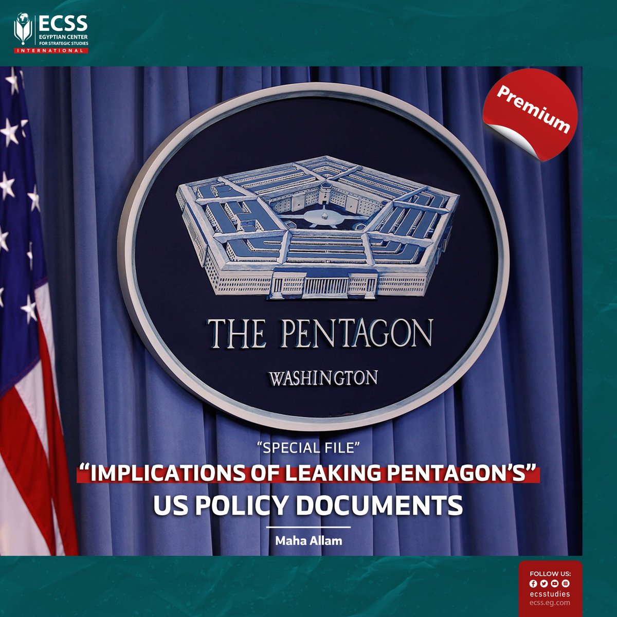 Egyptian Center for Strategic Studies on Twitter "Implications of