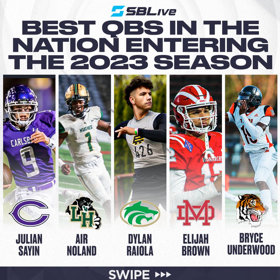 SBLive Sports on Twitter "Who will be the BEST high school quarterback in the country in 2023