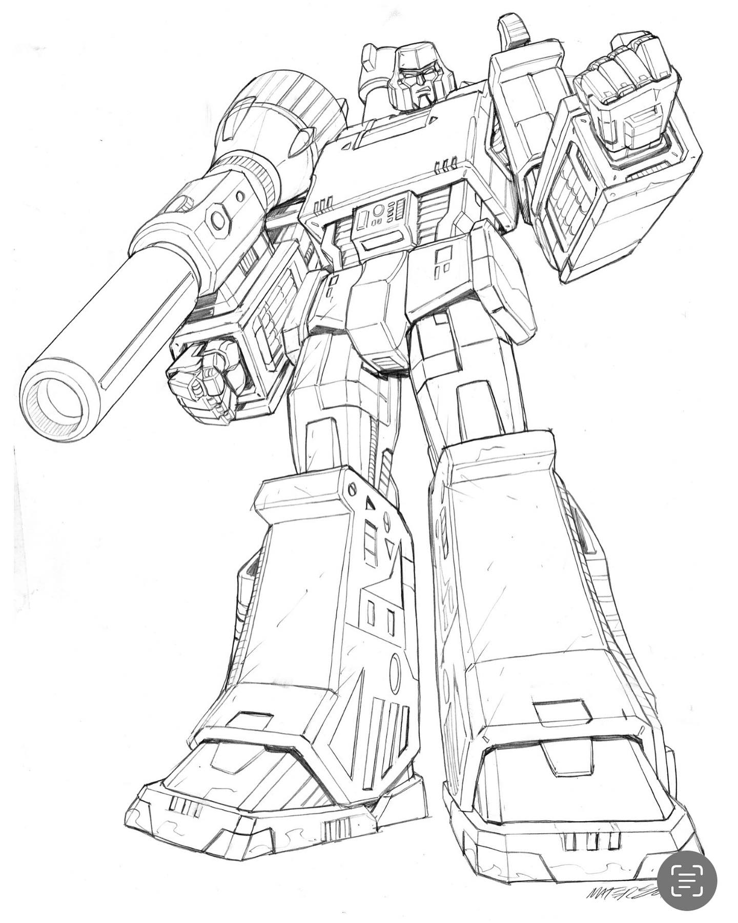 Transformers Prime Coloring Pages Megatron