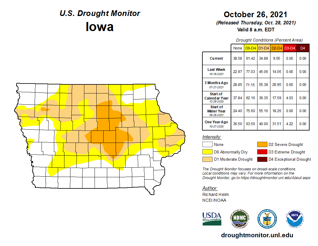 NWS Des Moines on Twitter "A good improvement across the state on the