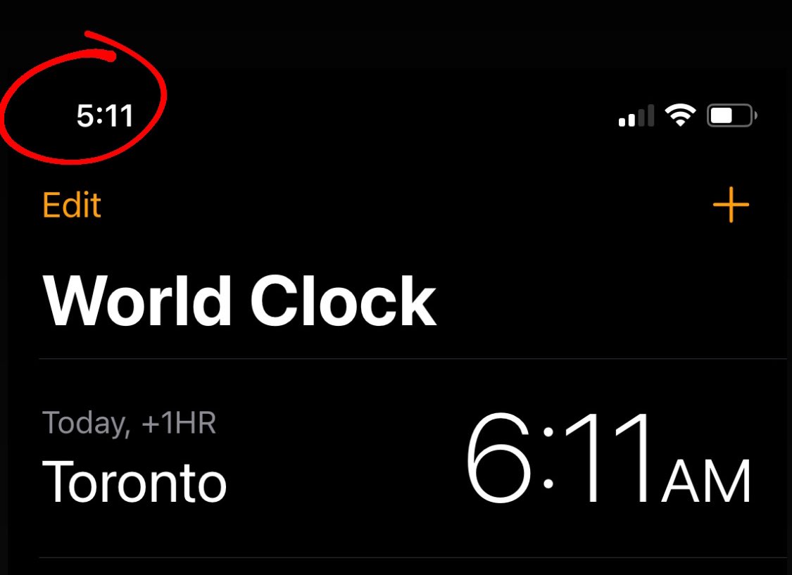 Meg Stulberg on Twitter "Alarm went off at the correct time but iPhone