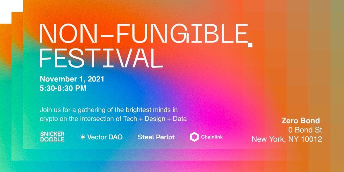 Steel Perlot on Twitter "To kick things off, we're hosting an inaugural event during NFT NYC at