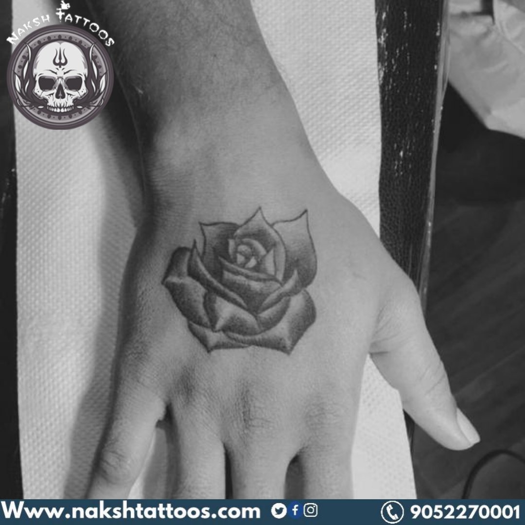 Naksh Tattoos On Twitter: "A Rose Tattoo Meaning Love Won Or Lost Has Been Popular Throughout The Ages As A Symbol Of The Highest Level Of Passion. Want An Amazing Tattoo On 1080_x_1080_jpg