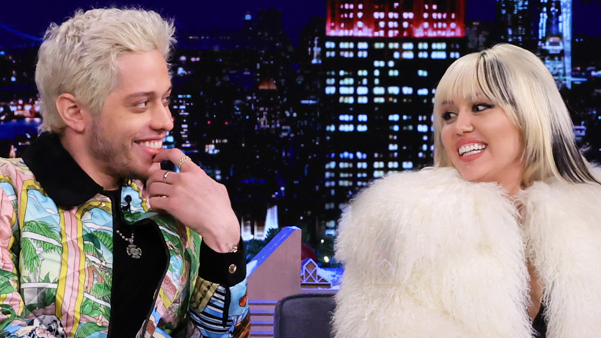 The Tonight Show on Twitter ".MileyCyrus & Pete Davidson got matching
