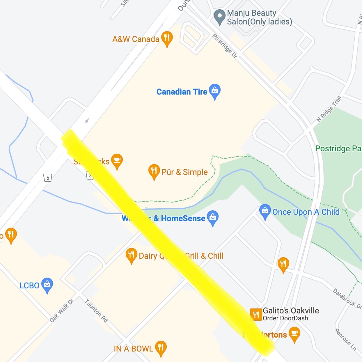 Halton Police on Twitter "Trafalgar Rd. is in the process of being