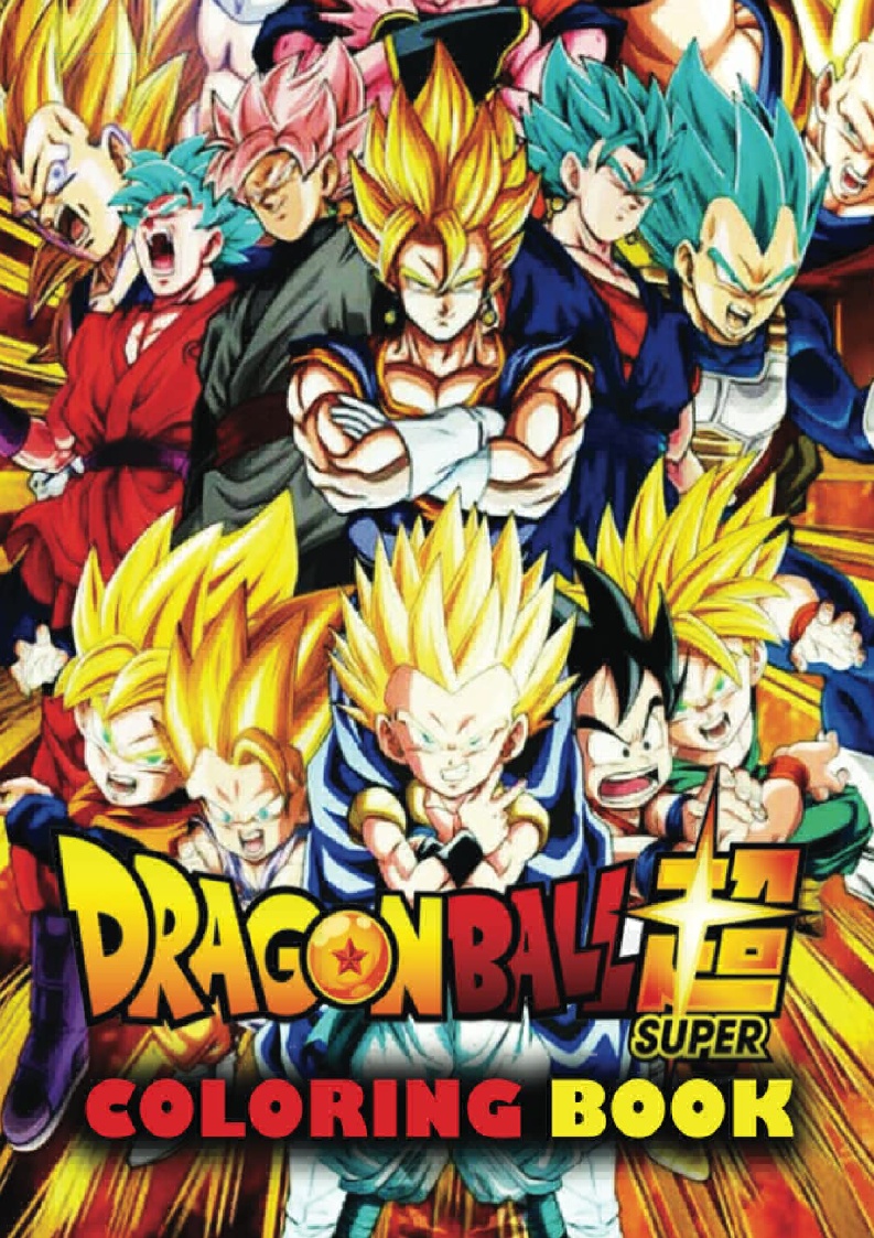 download [pdf] Dragon Ball Super Coloring Book +45 PURE Pictures