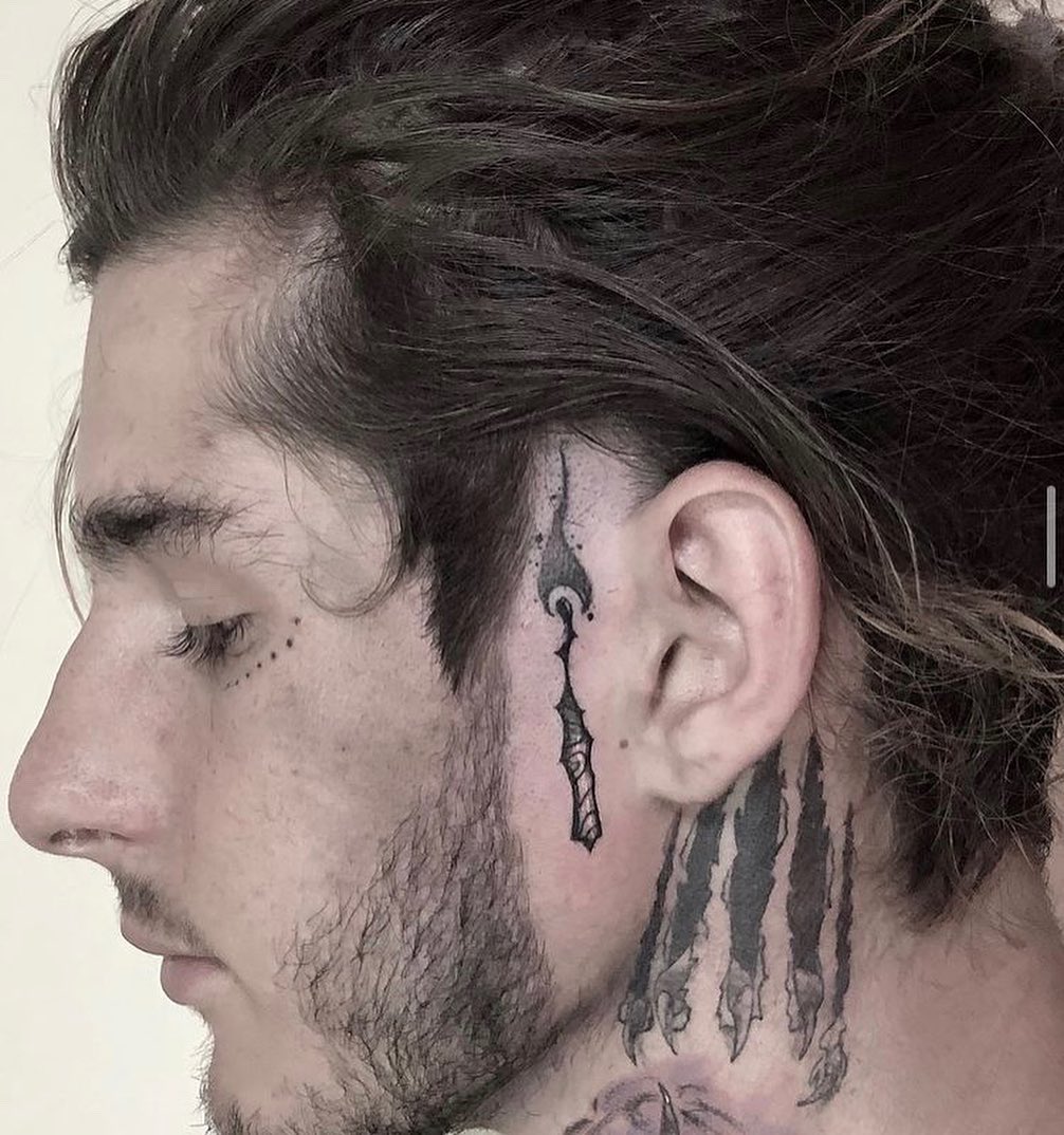 Effie St. Patrick On Twitter: "I Never Wanted A Face Tatt, But That Rose….🔥" / Twitter 1074_x_1006_jpg