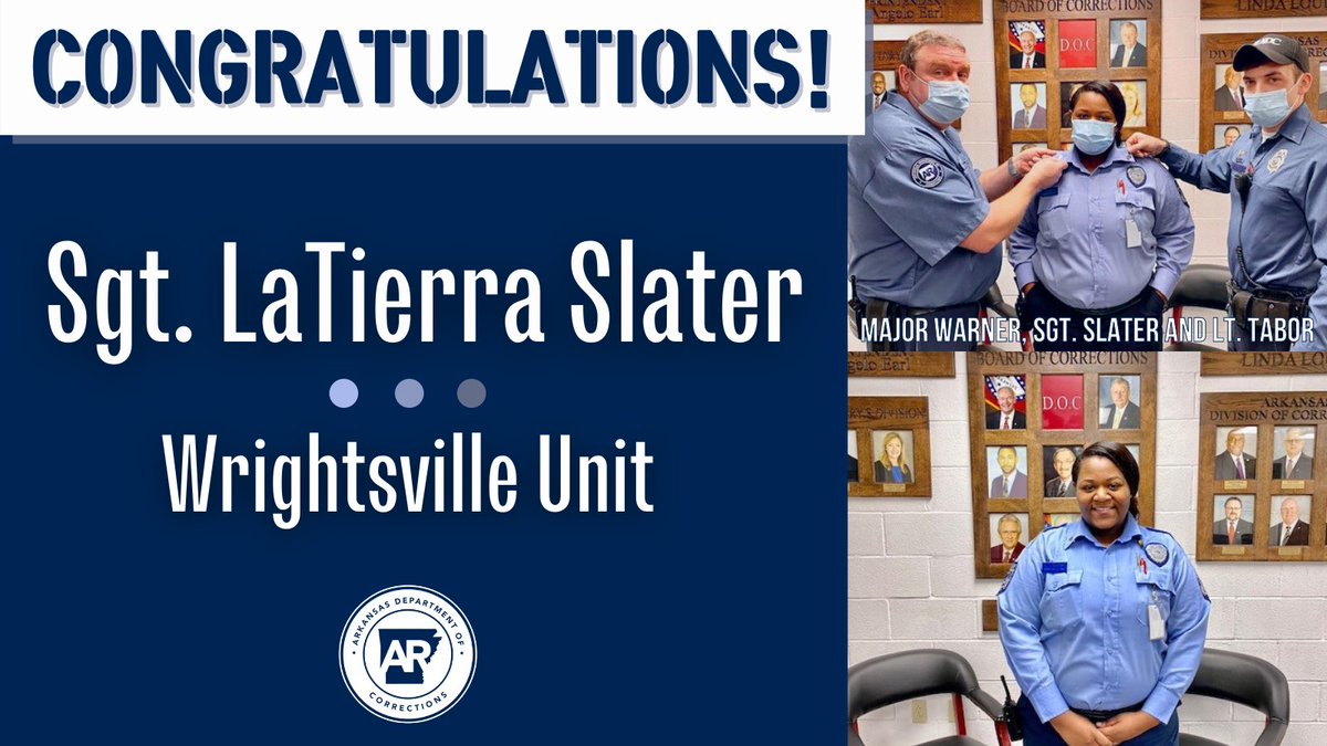 Arkansas Department of Corrections on Twitter "Join the ARDOCFamily