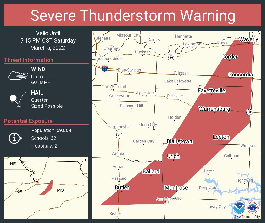 NWS Severe Tstorm on Twitter "Severe Thunderstorm Warning continues