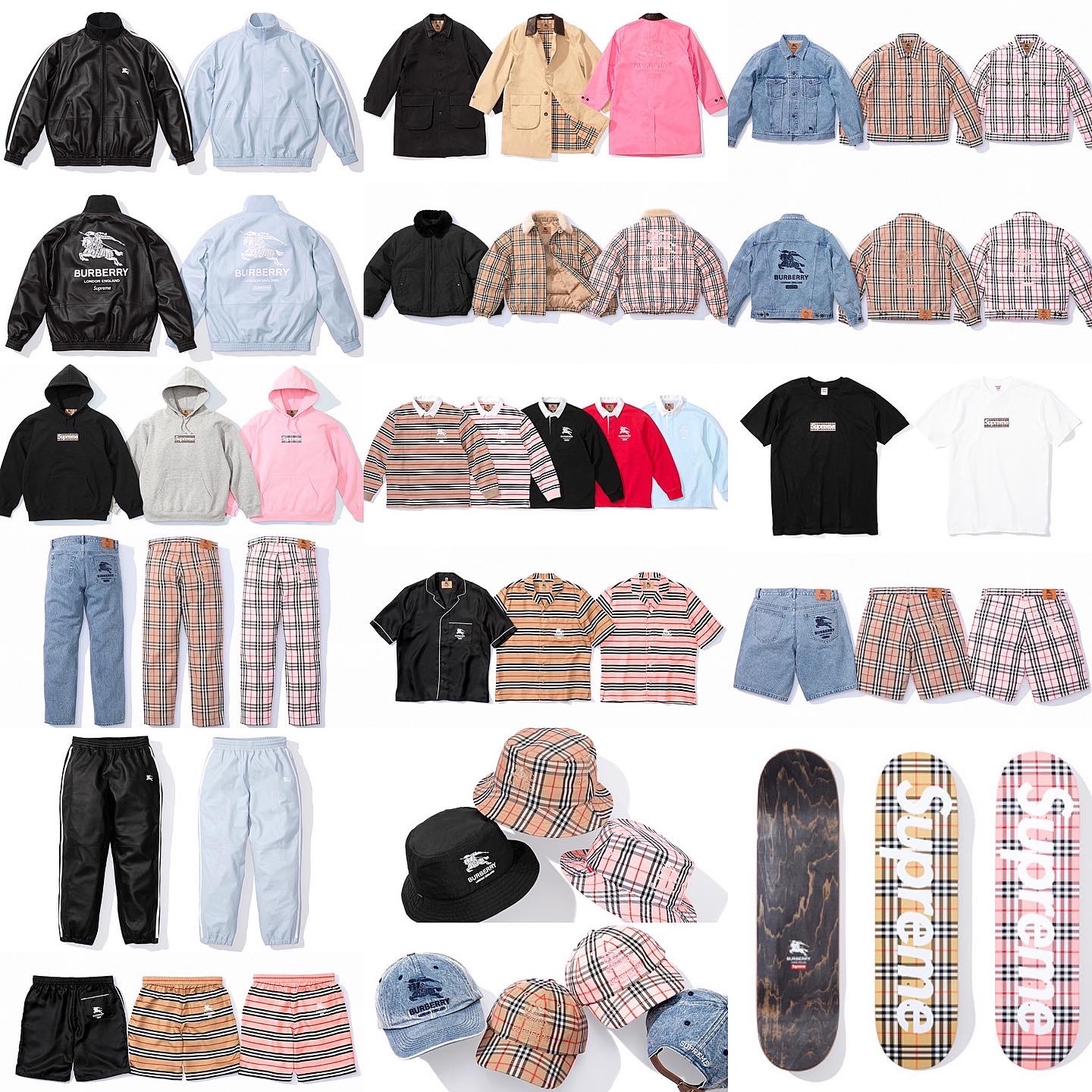 HypeNeverDies on Twitter "SUPREME x BURBERRY Spring 2022 Collection