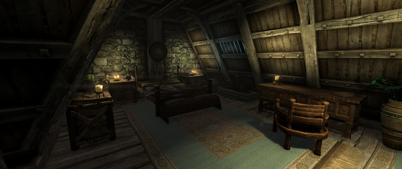 Skyrim SE MOD on Twitter "【家/Simple Breezehome by DeltaXygni】シンプルでロア