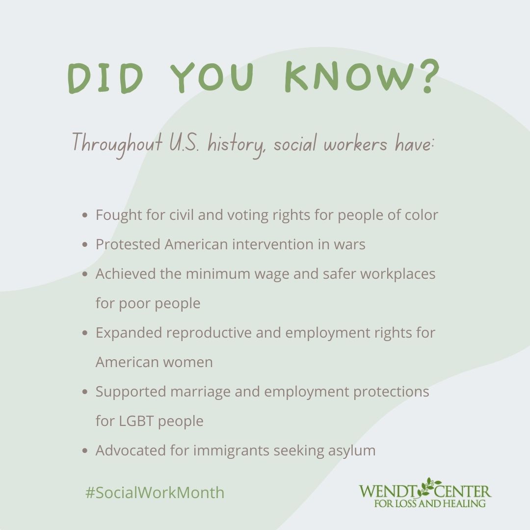 Wendt Center on Twitter "The social work profession has existed for