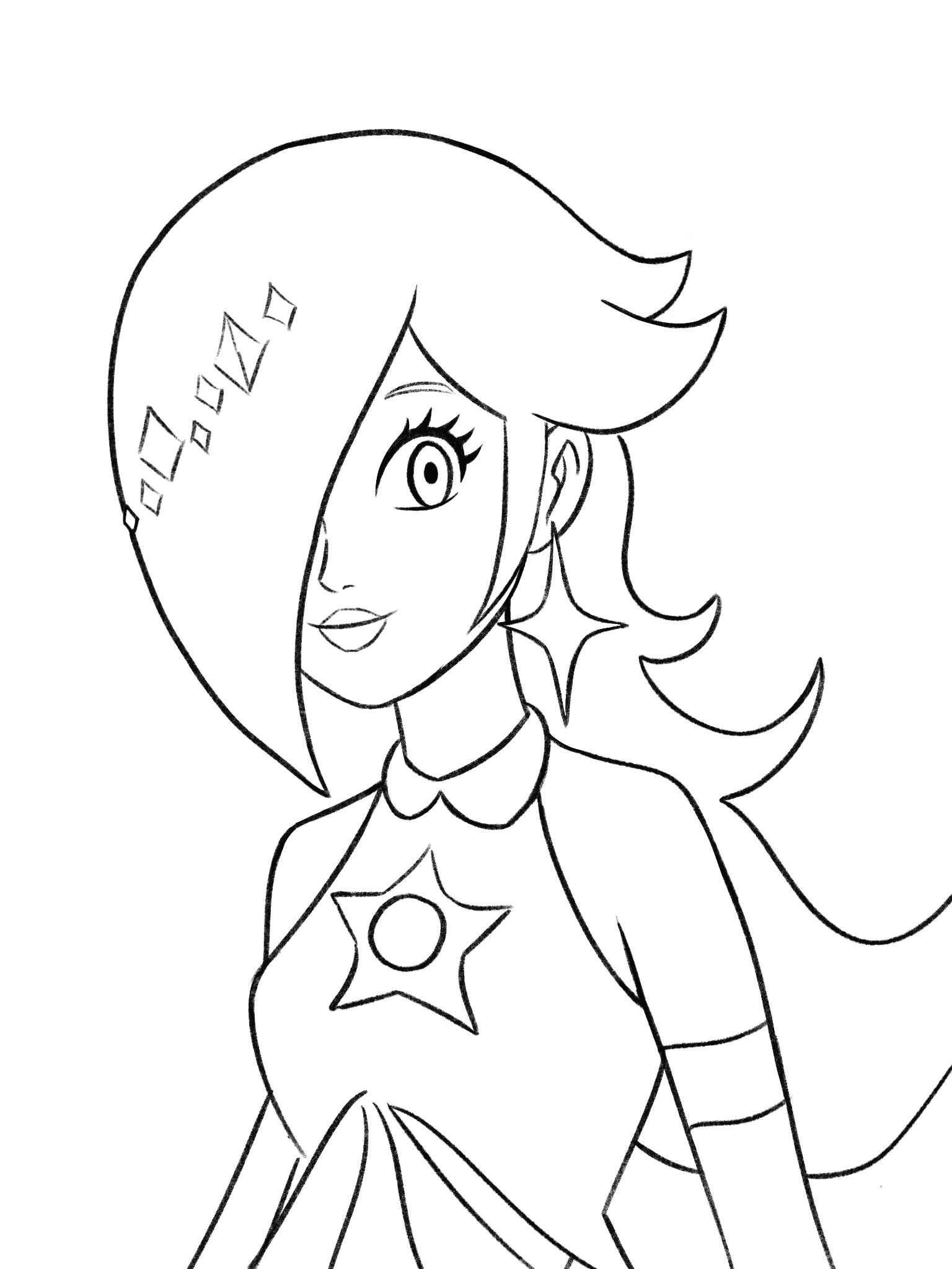 Princess Rosalina Coloring Pages