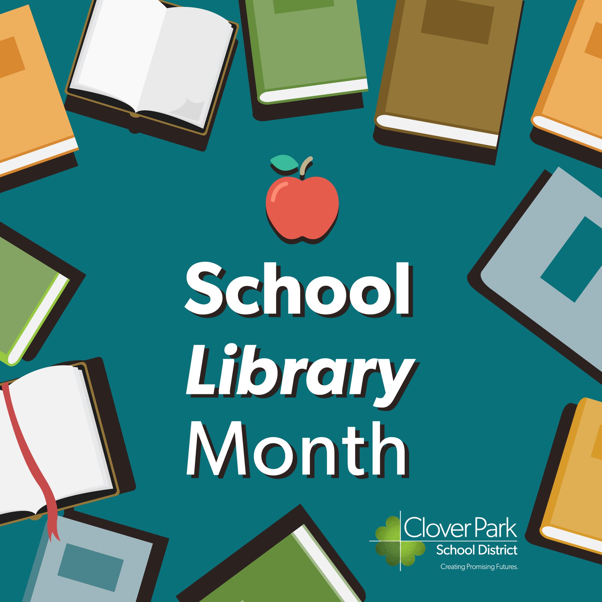 Clover Park Schools on Twitter "April is School Library Month! 📚