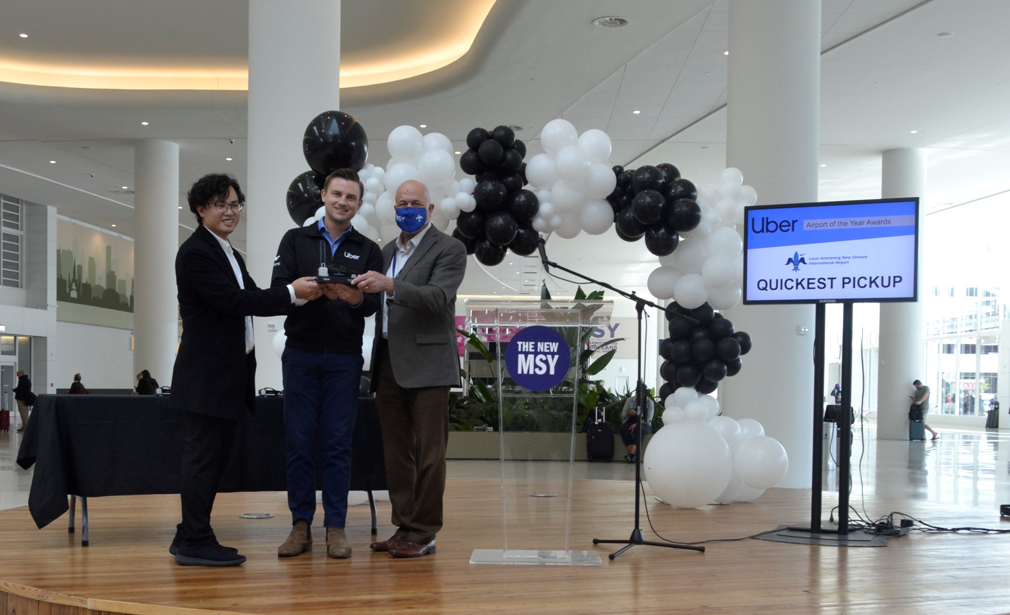 New Orleans Airport on Twitter "Today, Uber presented MSY with their