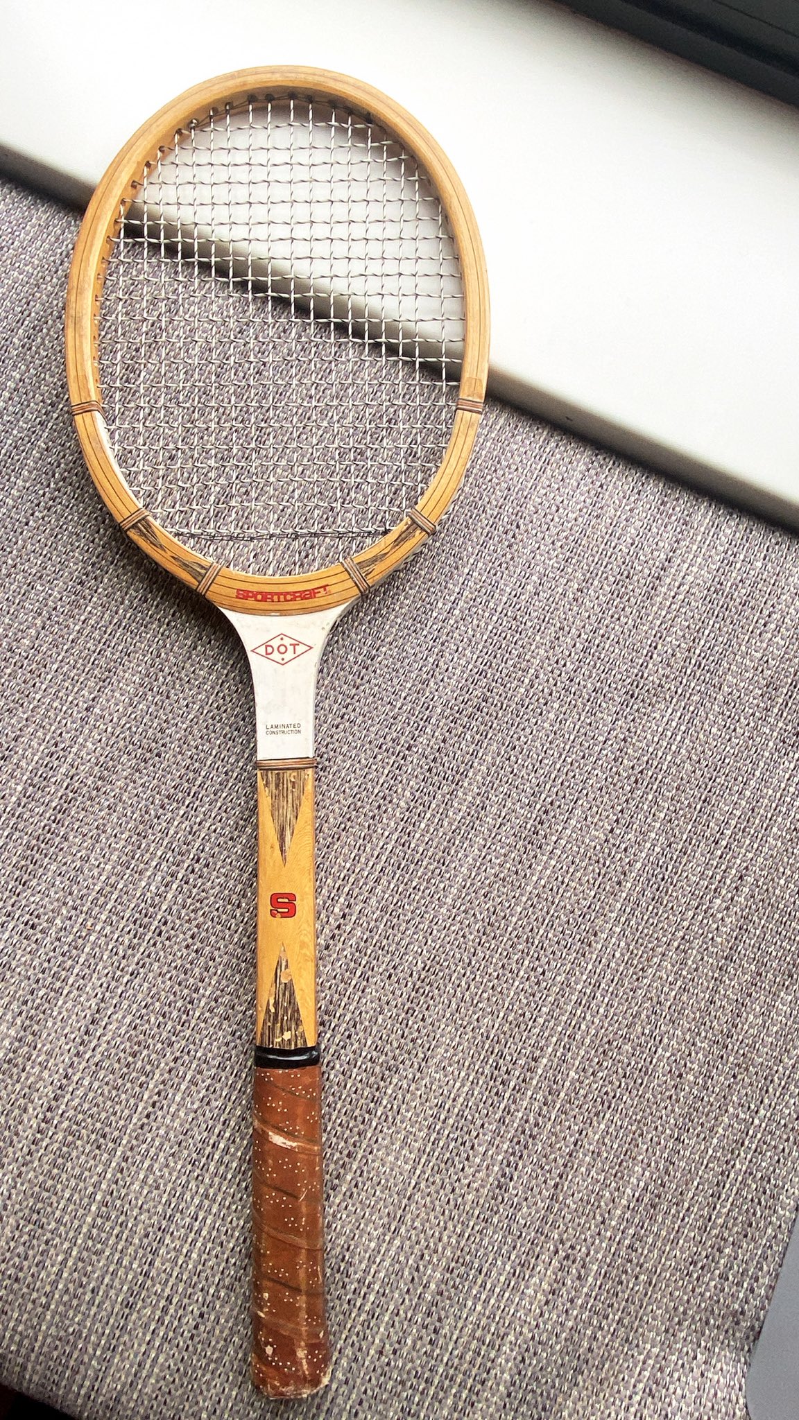 Detroit Griot on Twitter "Vintage Sportcraft wooden tennis racquet