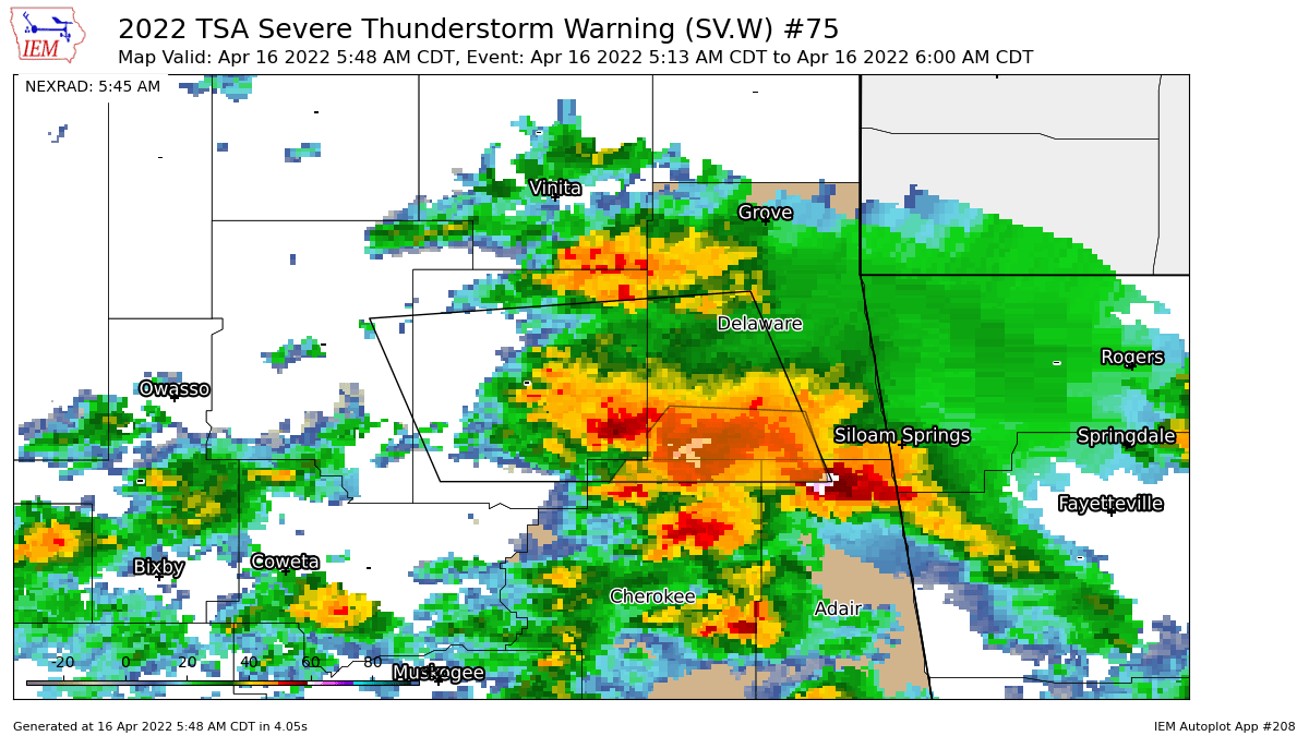 NWS Alerts on Twitter "TSA updates Severe Thunderstorm Warning [wind