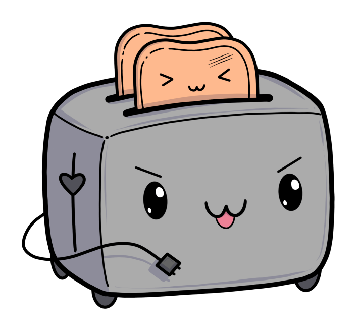 Cartoon Toaster