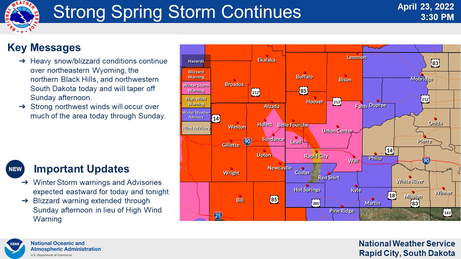 NWS Rapid City on Twitter "Heavy snow and blizzard conditions will continue overnight into
