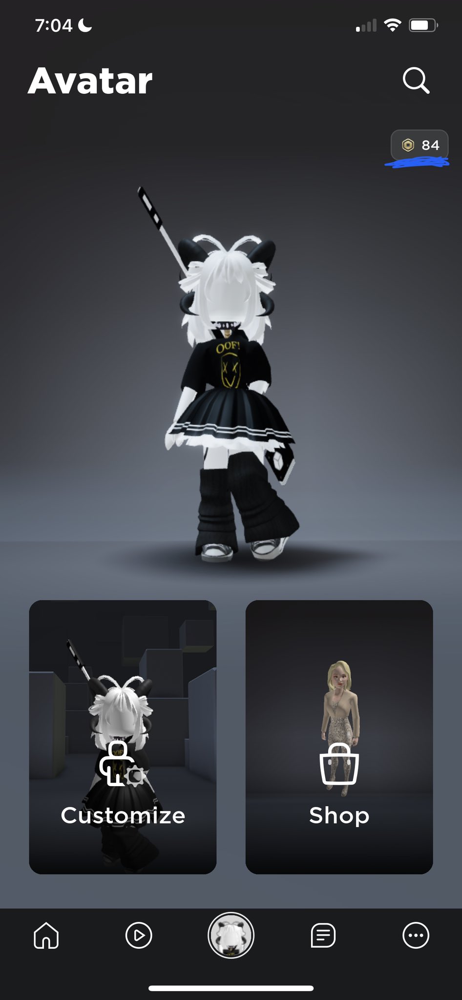 For only 80 robux cute roblox avatar for 80 robux And still adorable