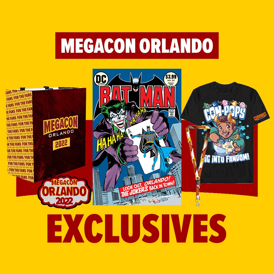 MEGACON Orlando on Twitter "Don't miss out on exclusive merchandise