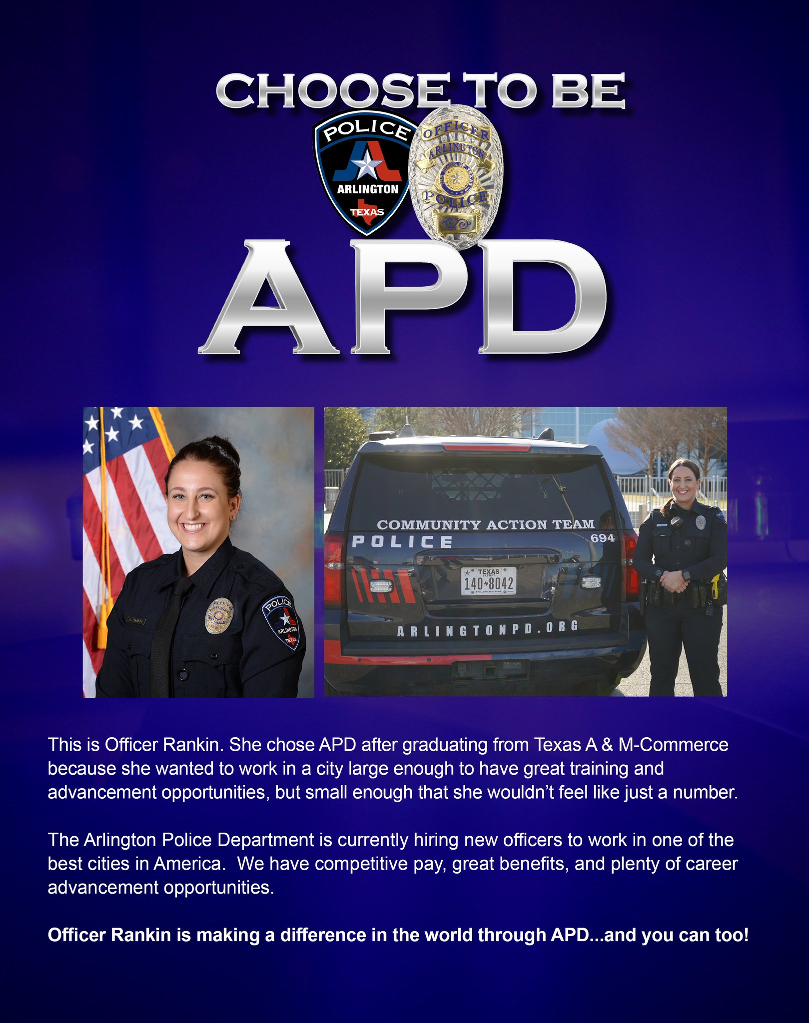 Arlington, TX Police on Twitter "Have you ever considered a career in