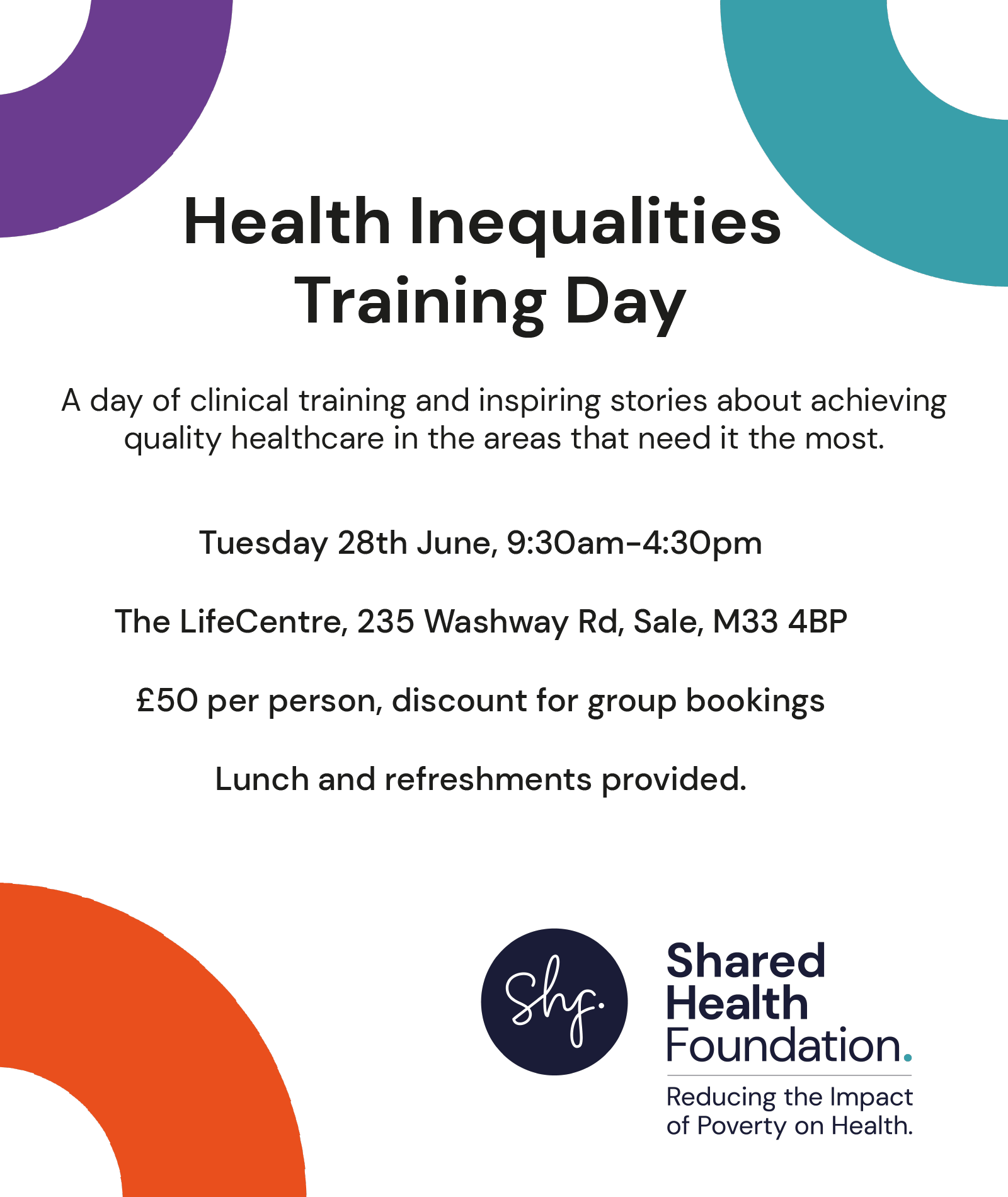 Shared Health Foundation on Twitter "📢 Health Inequalities Training