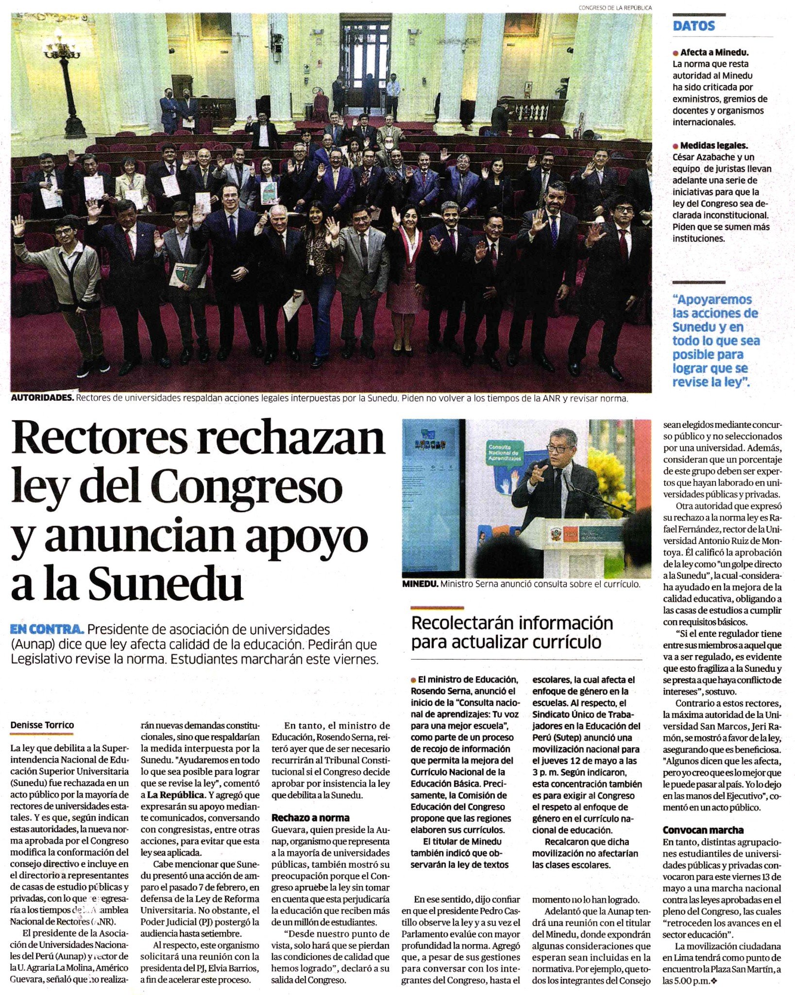 UNI on Twitter "Atención 🔴 El rector de la UNI y vicepresidente de