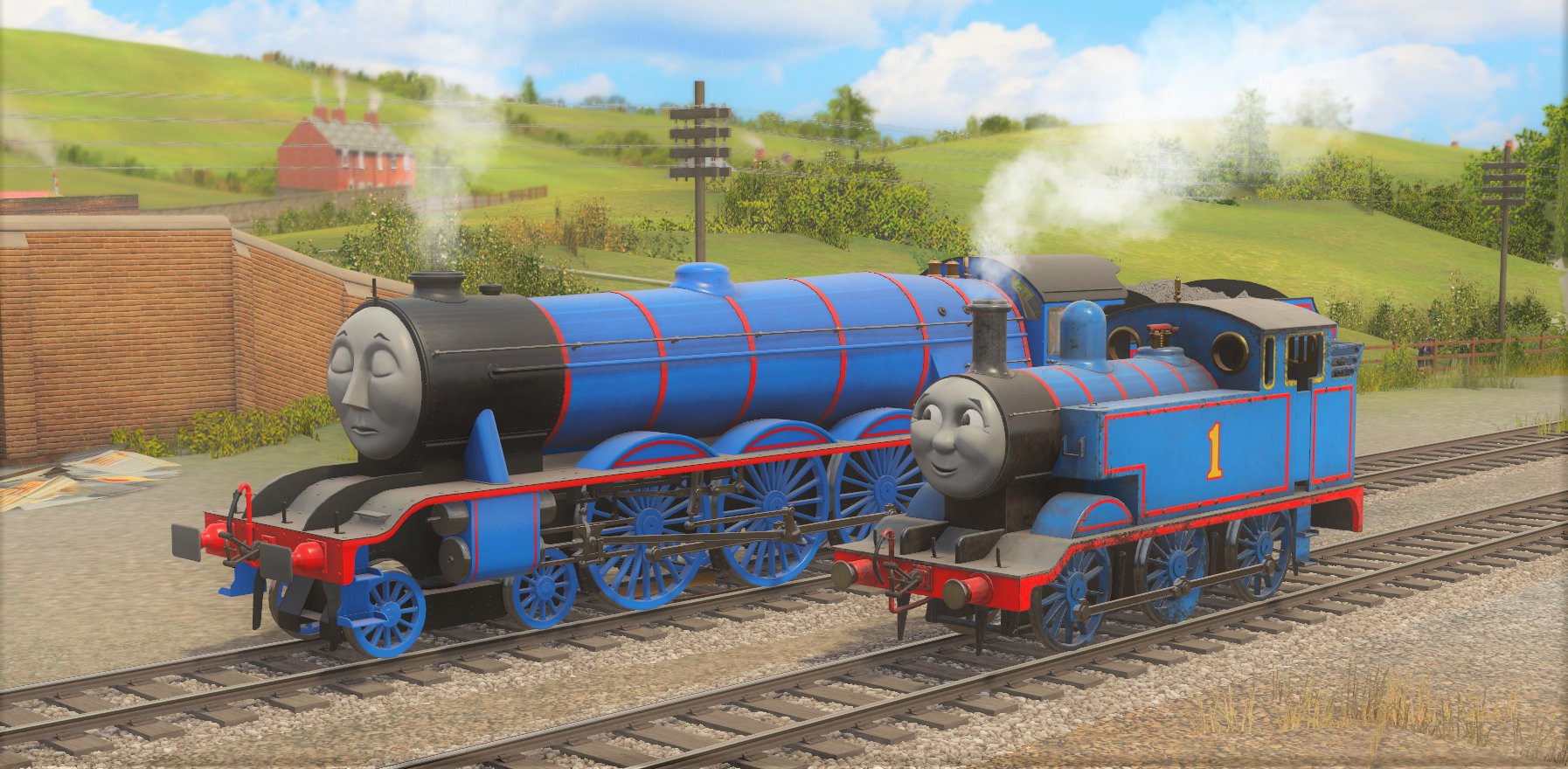 Scott on Twitter: "Happy Anniversary 75th, Thomas the Tank Engine! 🎉🚂