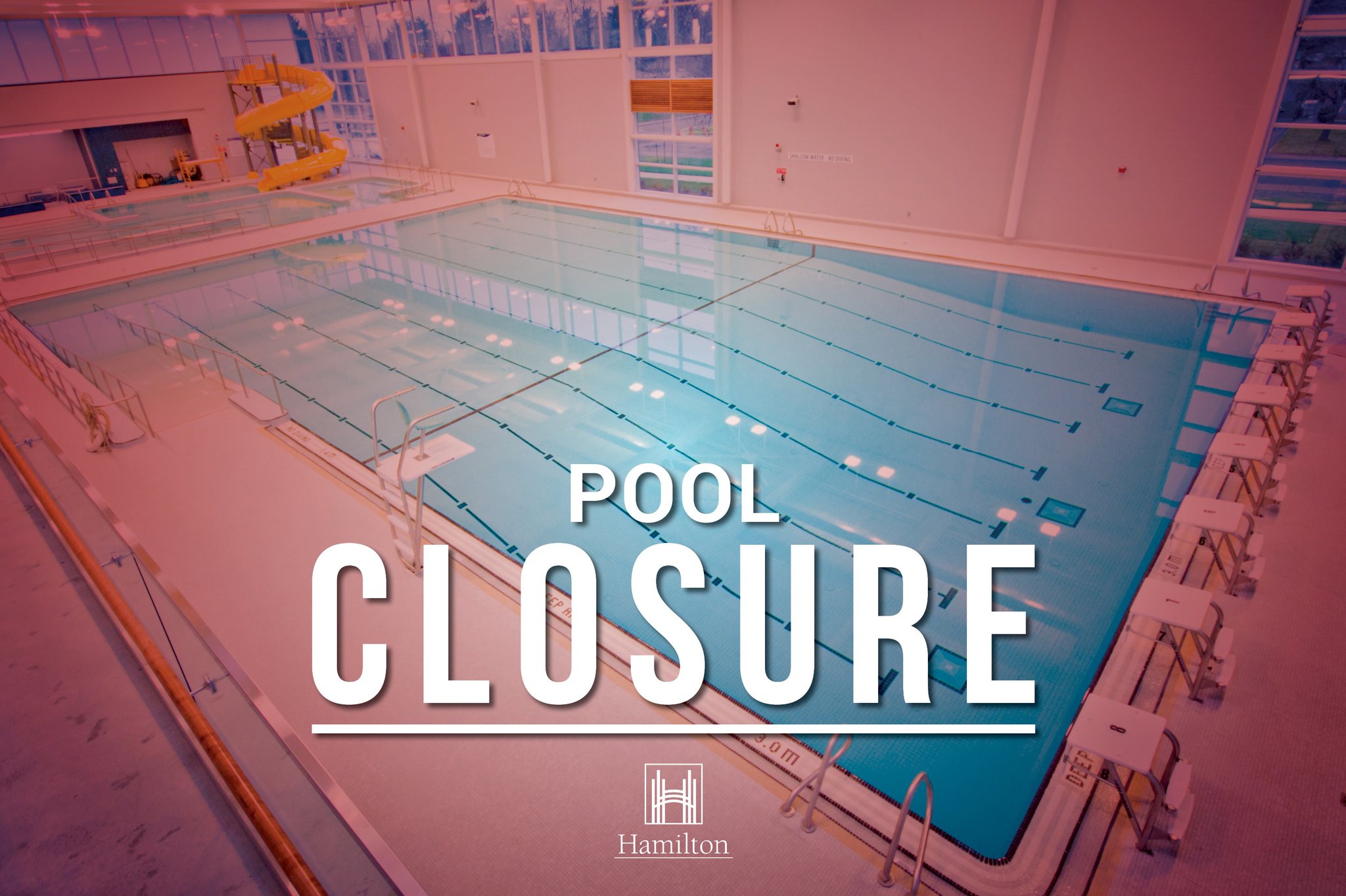 City of Hamilton on Twitter "POOL CLOSURE Norman Pinky Lewis pool is