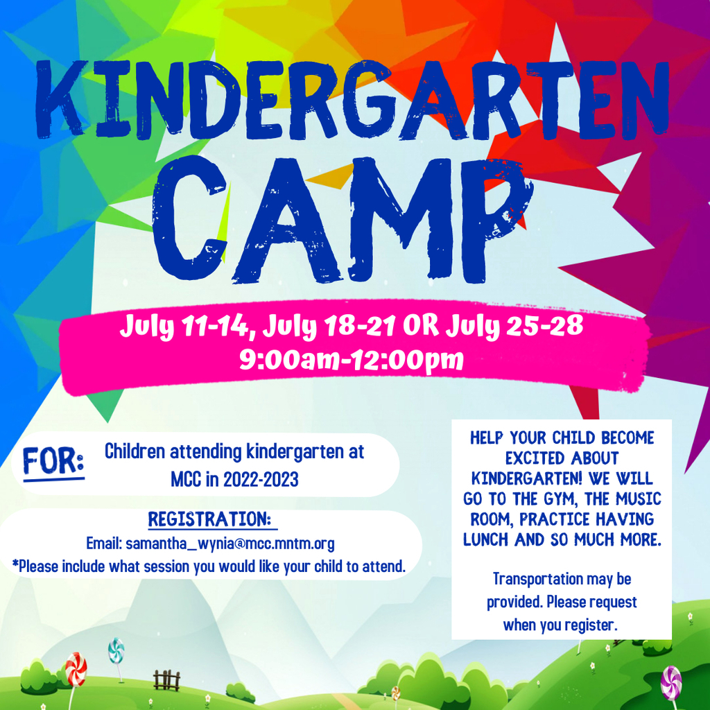 mcc summer courses 2023 Mcc Schools On Twitter: "All Students Entering Kindergarten At Mcc This Fall Are Invited To Join Us This Summer For 4 Days Of Fun! Https://T.co/1Mwn0Rhhqj" / Twitter