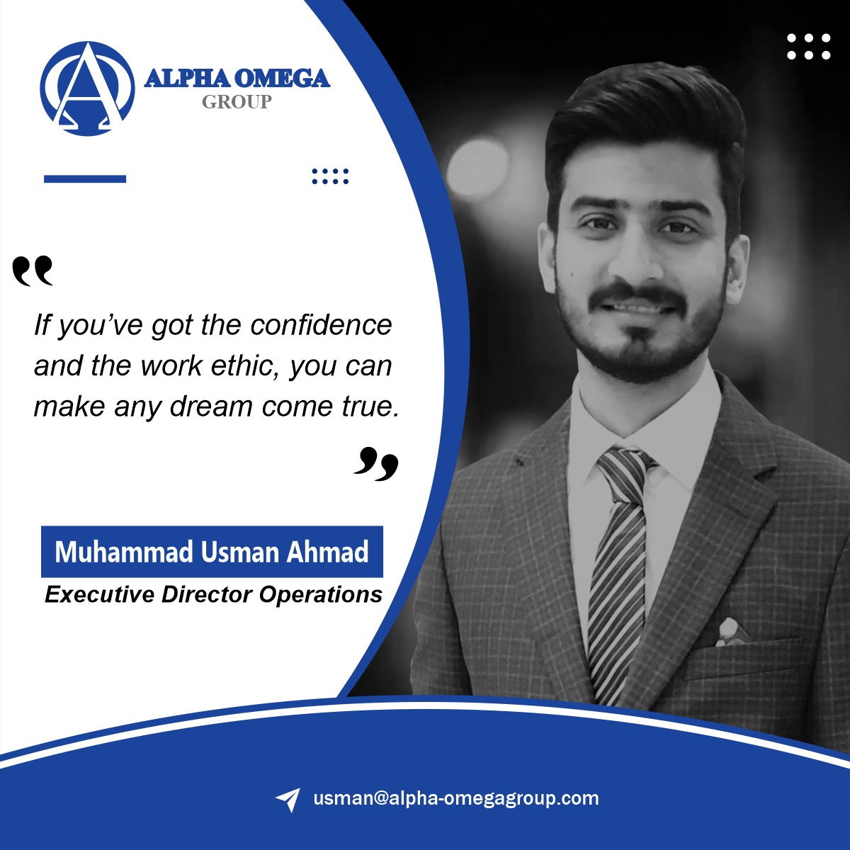 Alpha_Omega_Group on Twitter "Our IT Developments Director "Usman