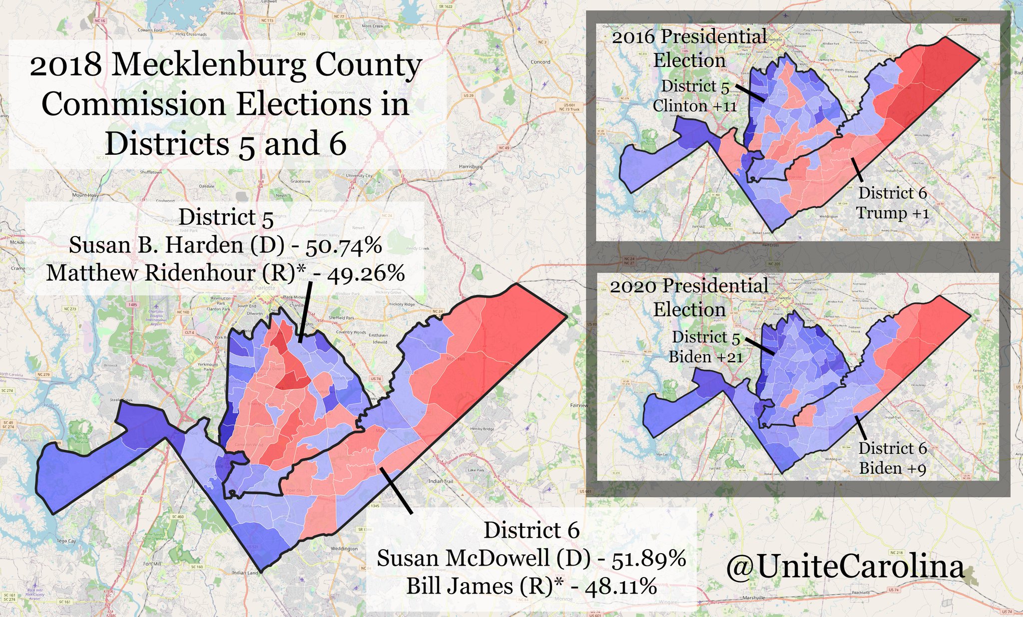 🇺🇦North Carolina Mapper🇺🇦 on Twitter "In 2018 Democrats flipped 3