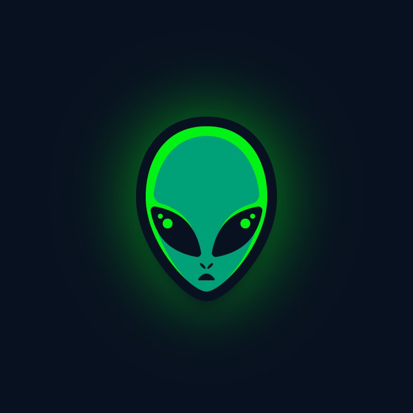 Green Alien Wallpaper