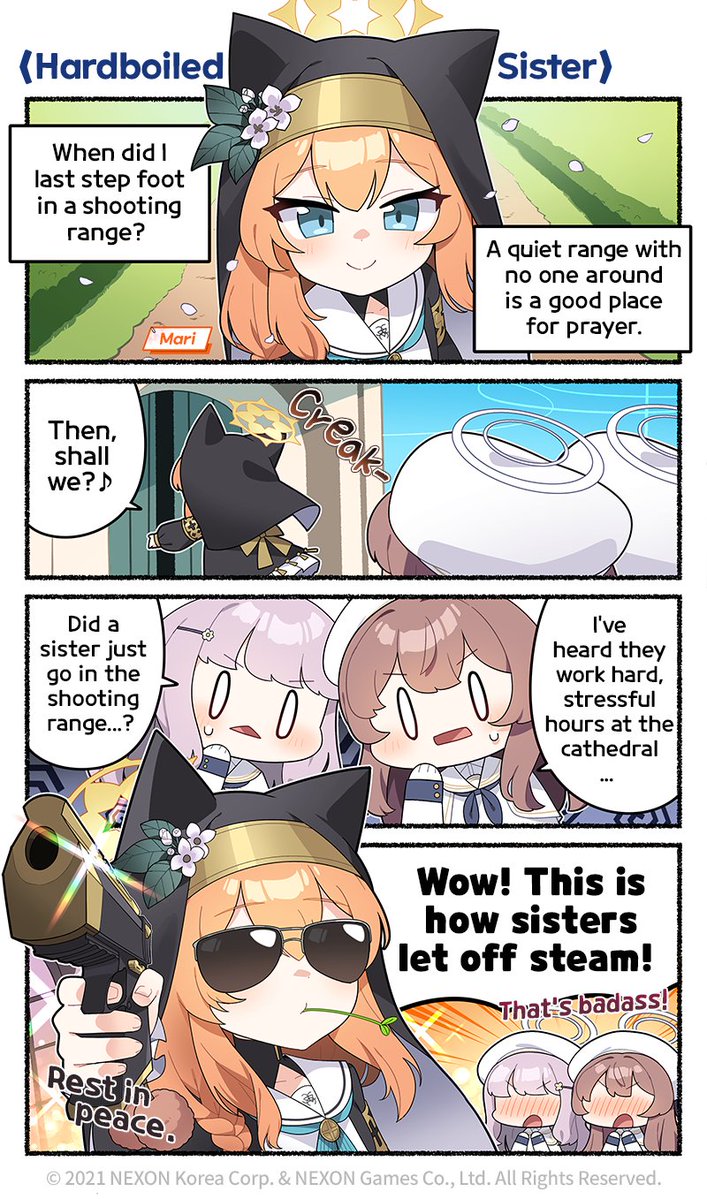 Bluearchive On Twitter: "[Official 4-Panel Manga] Ep. 36 Blue Archive's Official 4-Panel Manga With @Donmin_H A Continuation Of Episode 36 From Trinity General School! Is It Normal For A Sister To Come