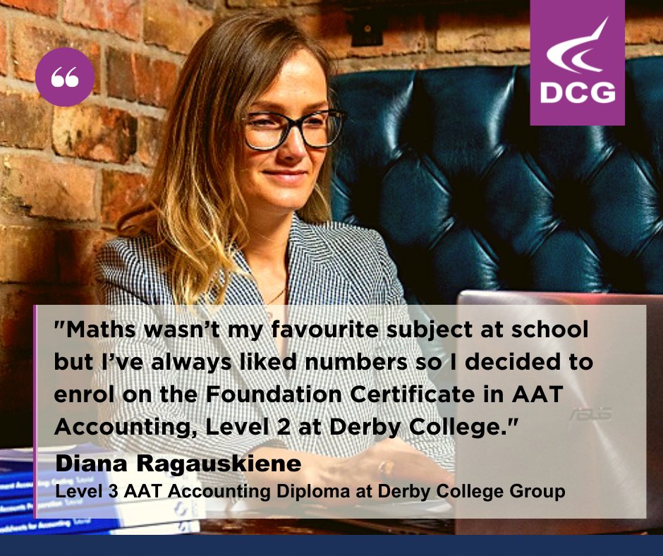 Derby College on Twitter "Diana worked her way up to a Level 3 AAT
